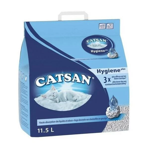 Catsan Hygiene Plus Kattenbakvulling - 11,5 Liter