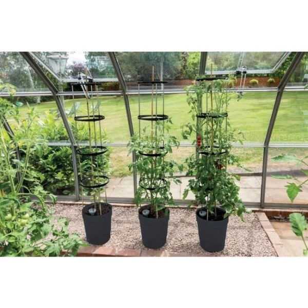 Tomatentoren 150 Cm Met Bewateringssysteem - Grijs - Afbeelding 5